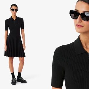 Lacoste Black Midi Dress